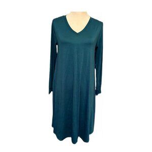 Lularoe Emily Teal Swing Dress Size Small